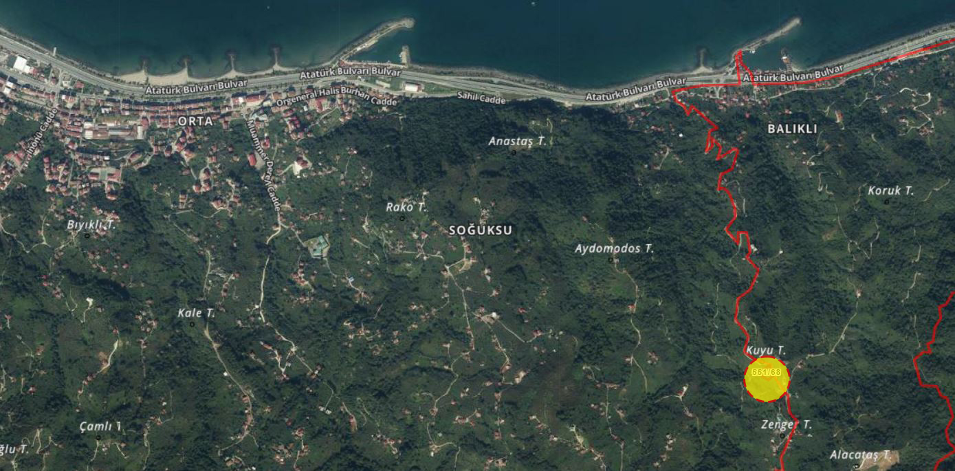 !!! ARSİN DİLEK MH SAHİLE 2.5 KM FIRSATT SATILIK ARSA !!!